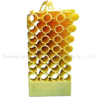 Front of heavy truck parking wedge